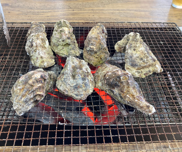 かき小屋 龍明丸　焼き牡蠣